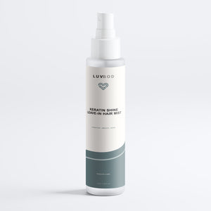 Keratin Shine Leave-In Hair Mist back label