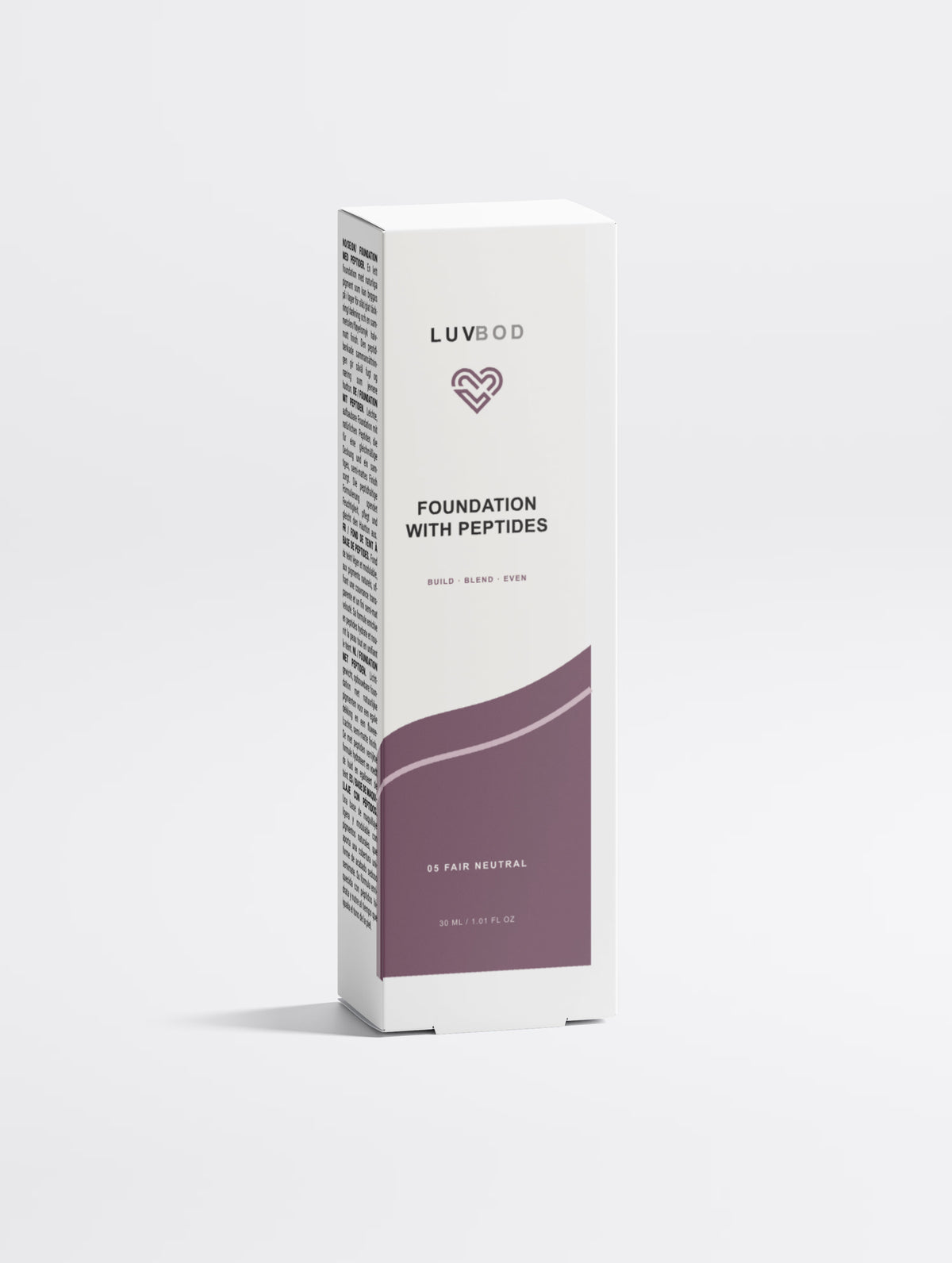Foundation with Peptides, 05 Fair Neutral, additional packaging view