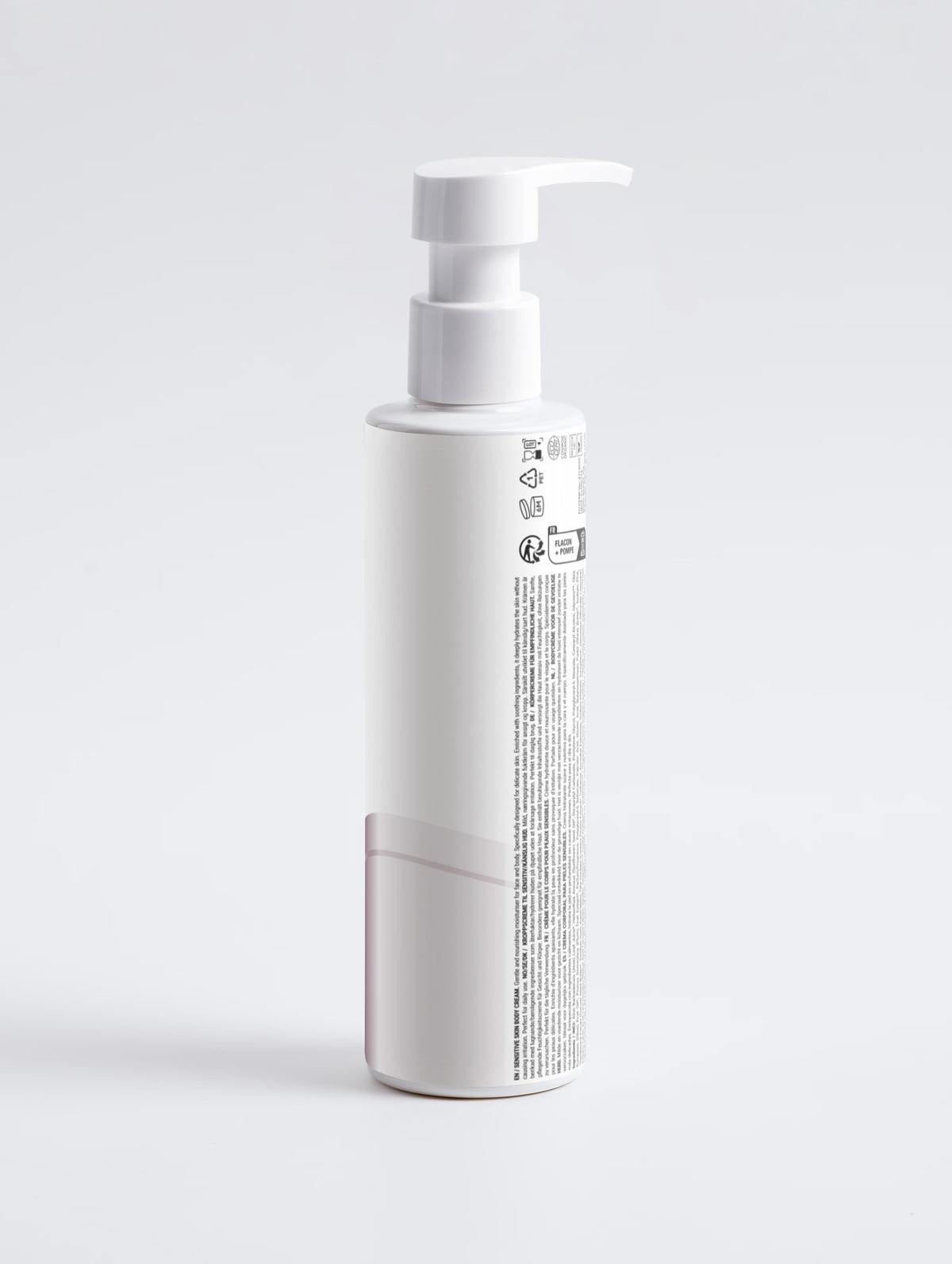 Sensitive Skin Body Cream, additional packaging view