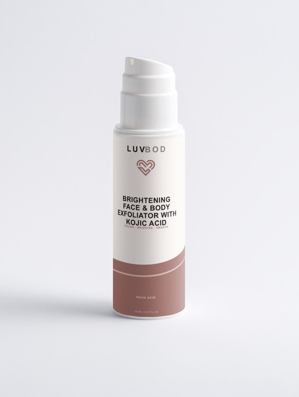 Brightening Face & Body Exfoliator in corrected LUVBOD Horizon design
