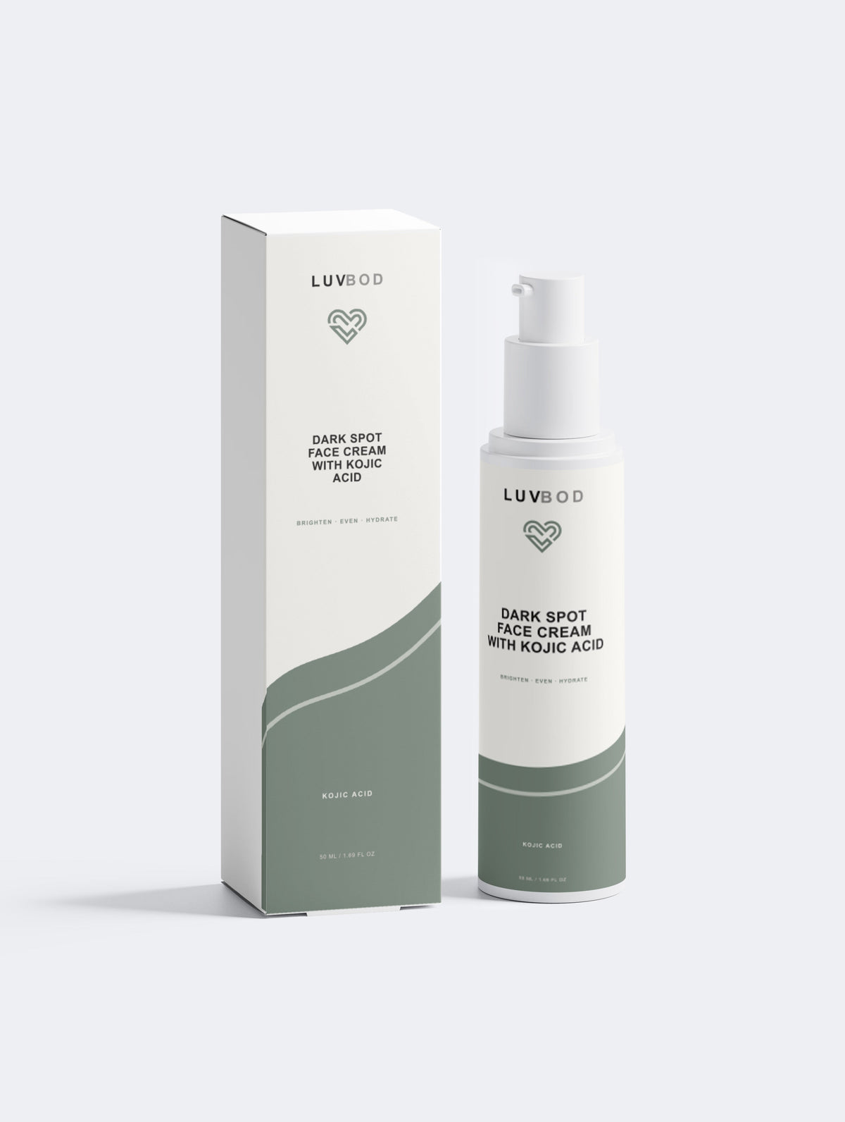 Dark Spot Face Cream in corrected LUVBOD Horizon design