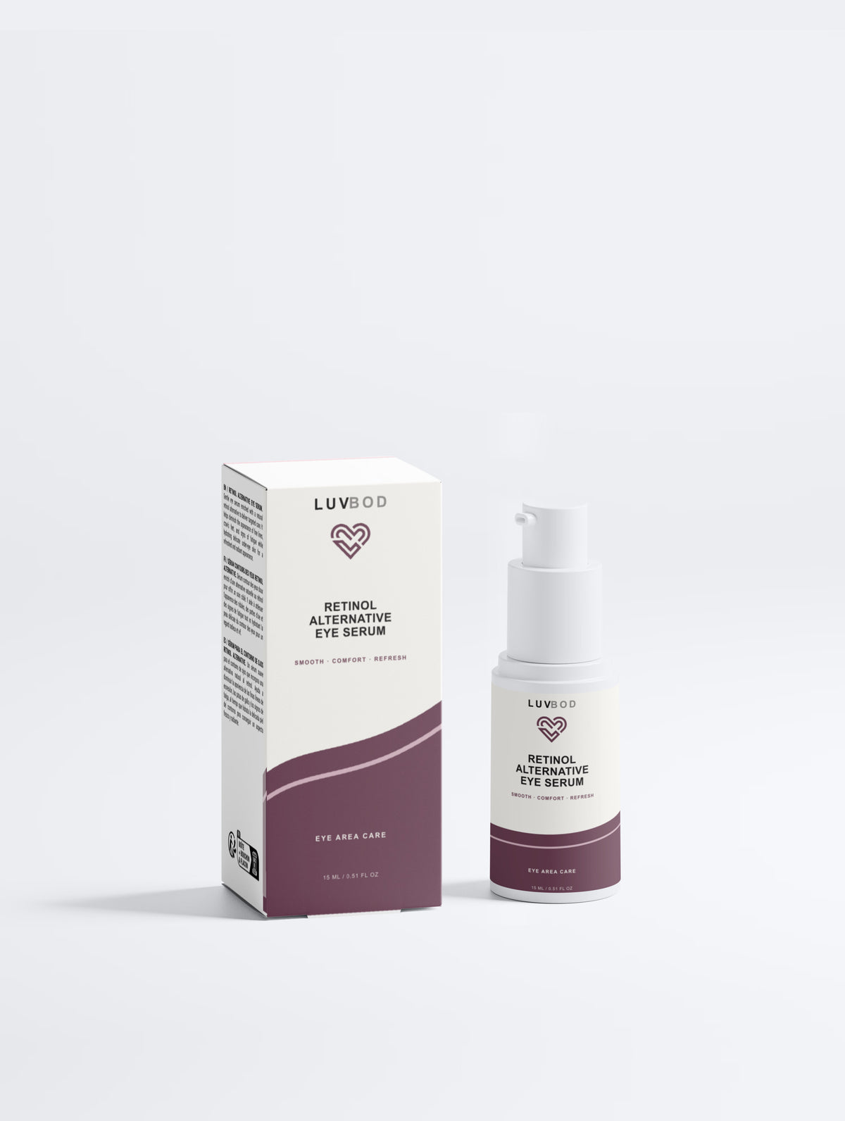 Retinol Alternative Eye Serum in corrected LUVBOD Horizon design