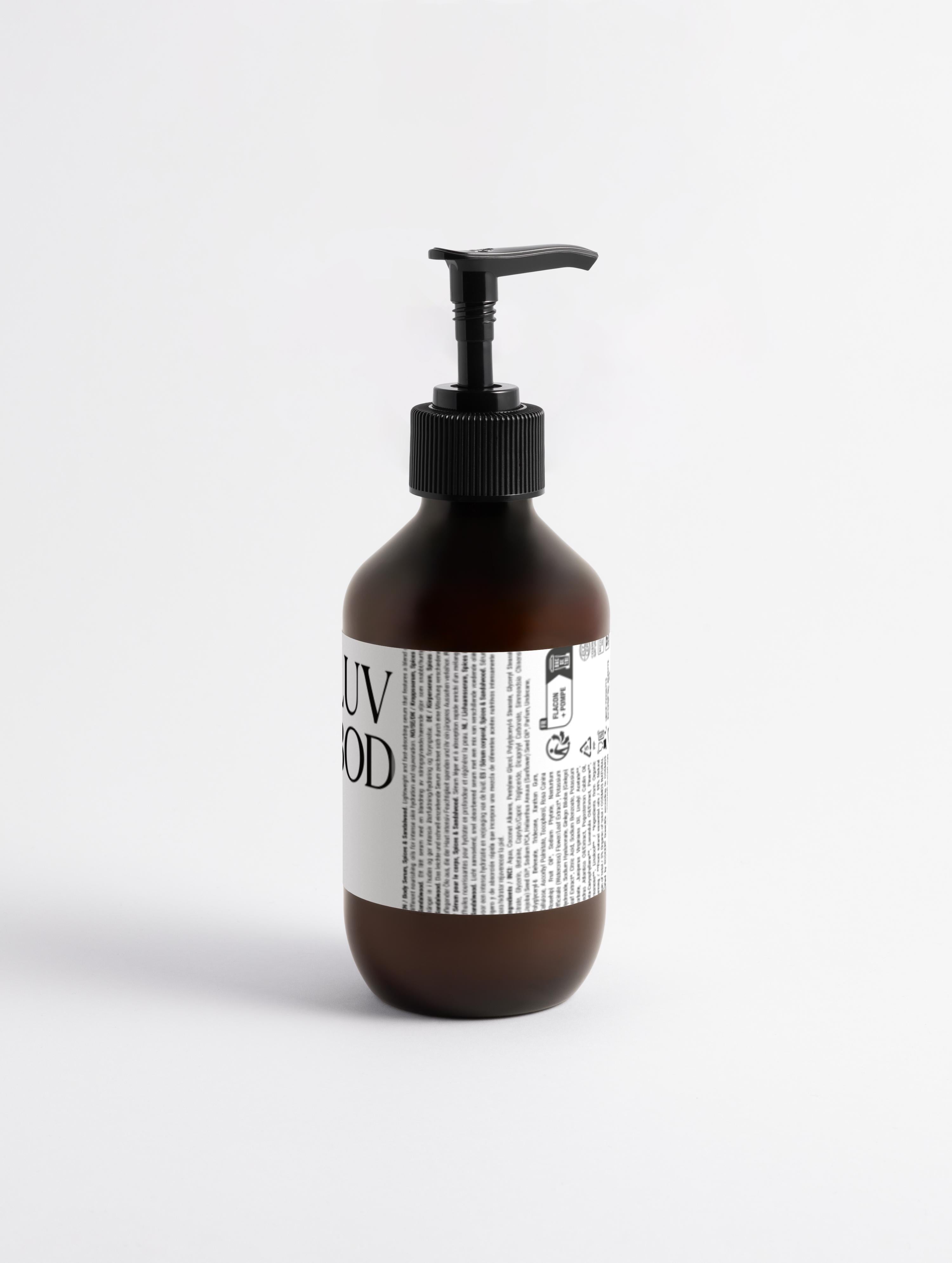 Silk Skin Body Serum, Spices & Sandalwood