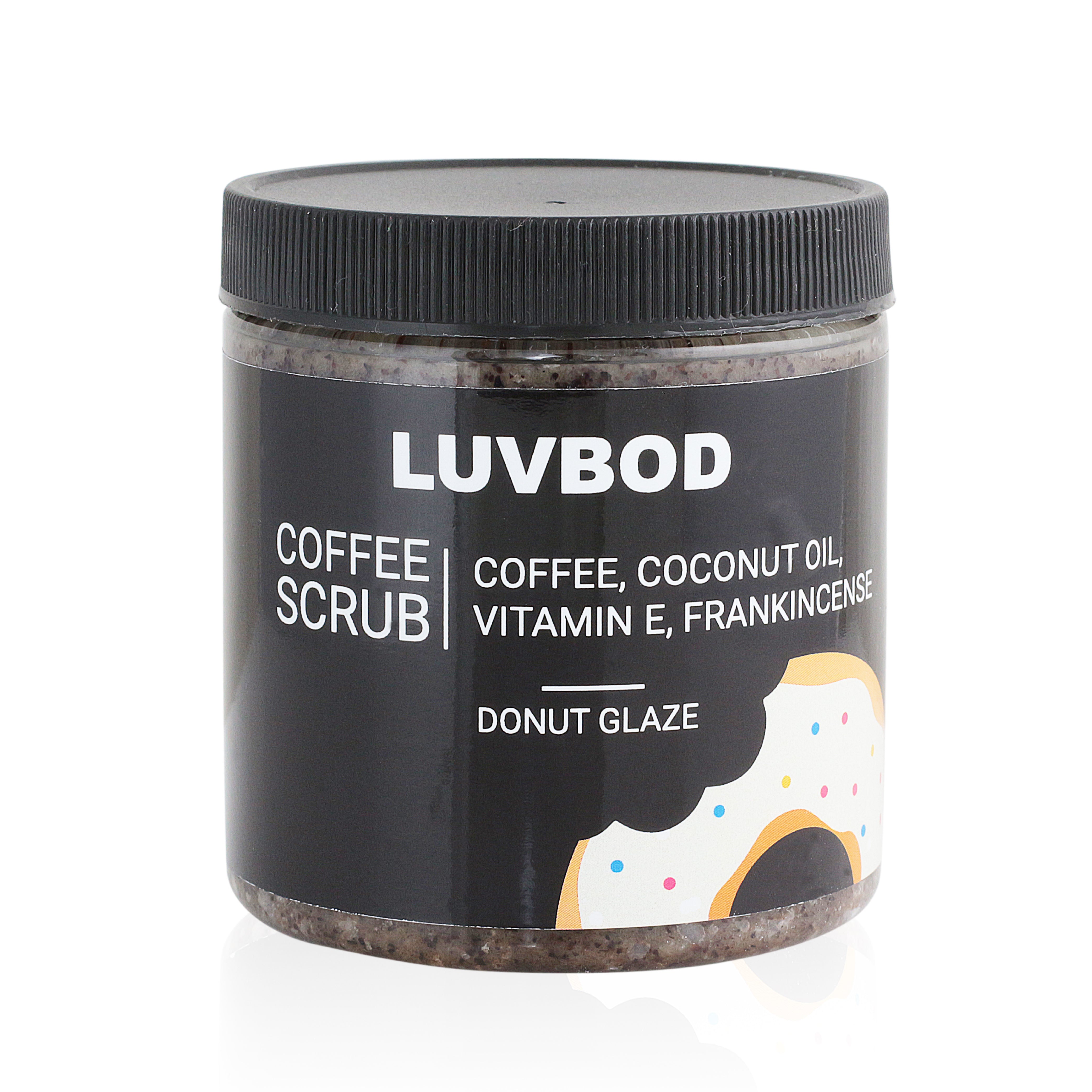 Coffee Scrub Donut Glaze