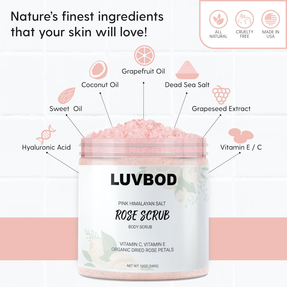 Rose Body Scrub